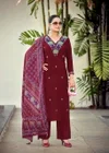 Rutvi By Woodee Rayon Kurti With Bottom Dupatta
